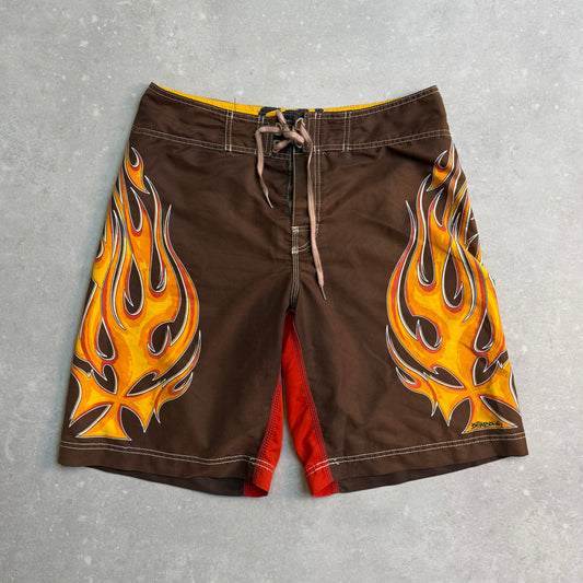 00’s Billabong Flame Board Shorts