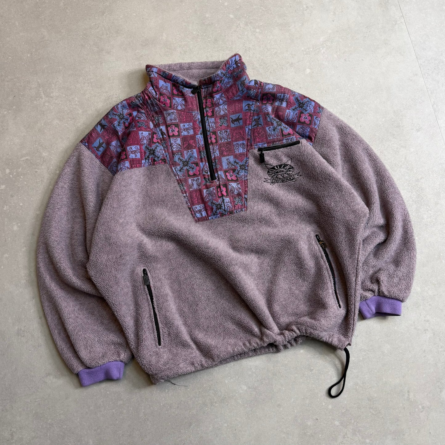 90's Quiksilver 1/4 Zip Fleece (L)