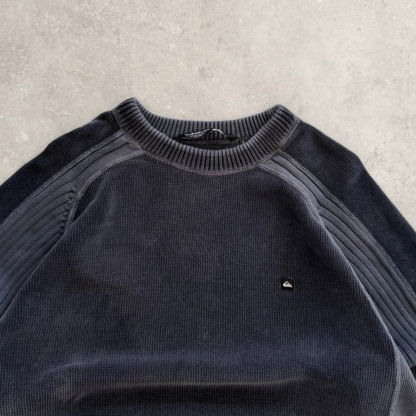 00’s Quiksilver Corduroy Knit Jumper (L)