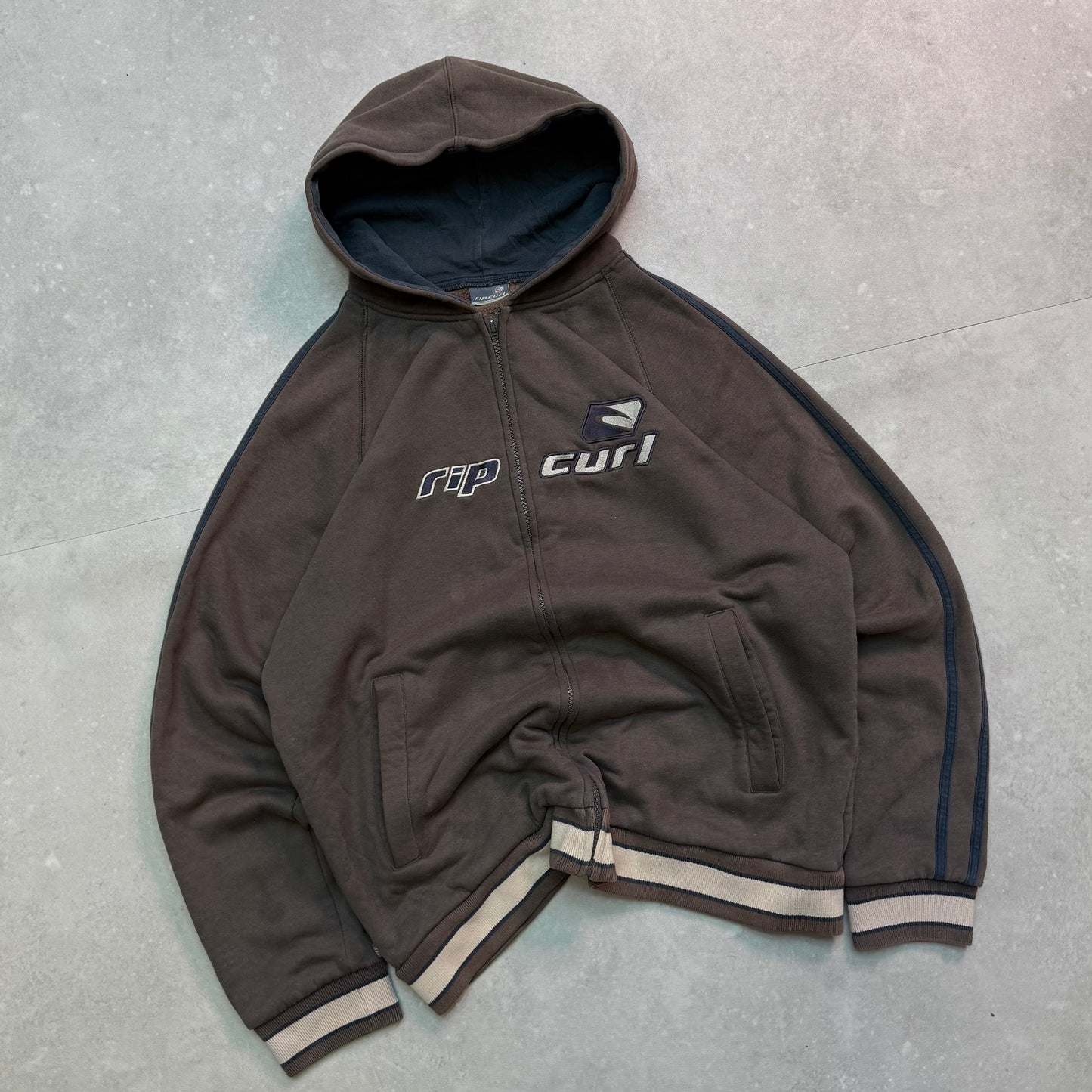 00's Rip Curl Zip Up Hoodie (L)