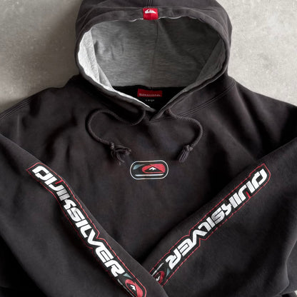 Vintage Quiksilver Quad-Hit Hoodie (L)