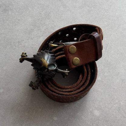 Vintage Oakley Leather Belt (M)