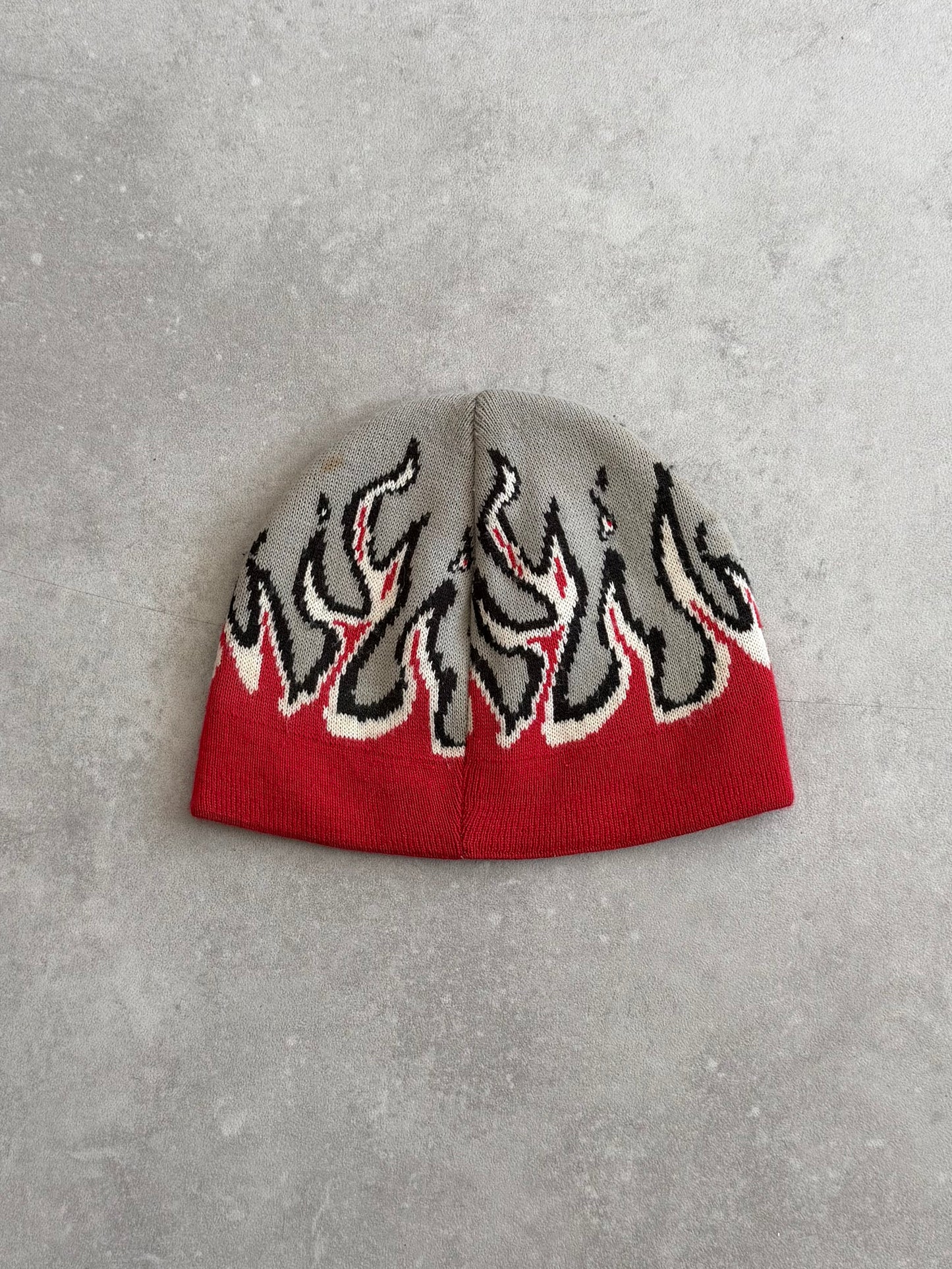 Vintage Quiksilver Flame Beanie