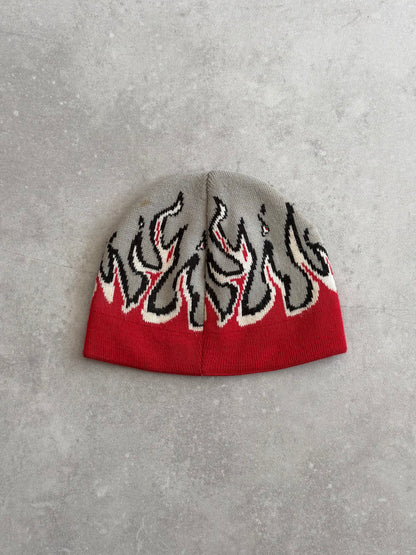 Vintage Quiksilver Flame Beanie