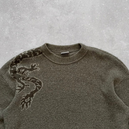 00’s Oxbow Dragon Knit Jumper (XL)