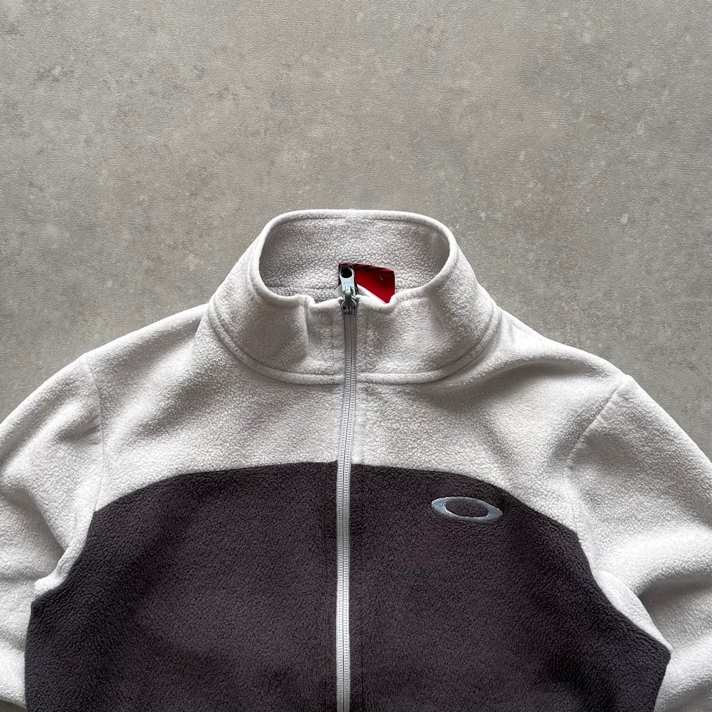 Vintage Oakley Fleece Zip-up Jumper (wmns S)