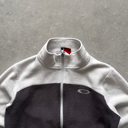 Vintage Oakley Fleece Zip-up Jumper (wmns S)