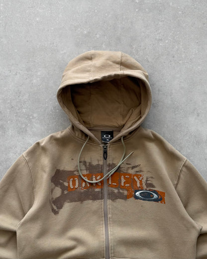 Vintage Oakley Zip Up Hoodie (M)