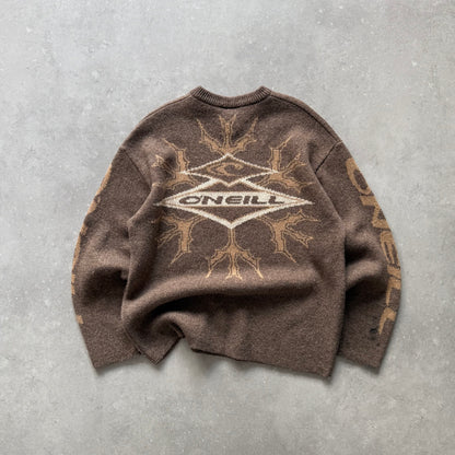 Vintage O'Neill V-Neck Knit Jumper (L)