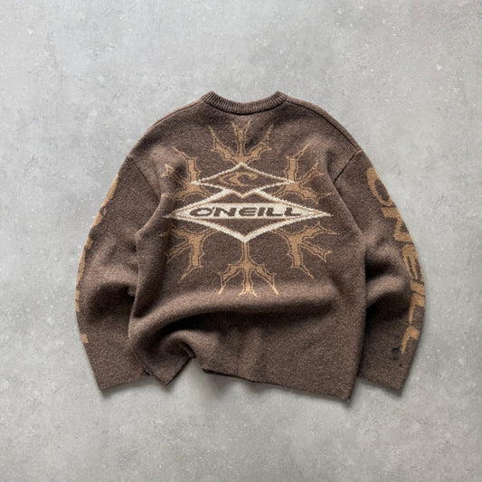 Vintage O'Neill V-Neck Knit Jumper (L)