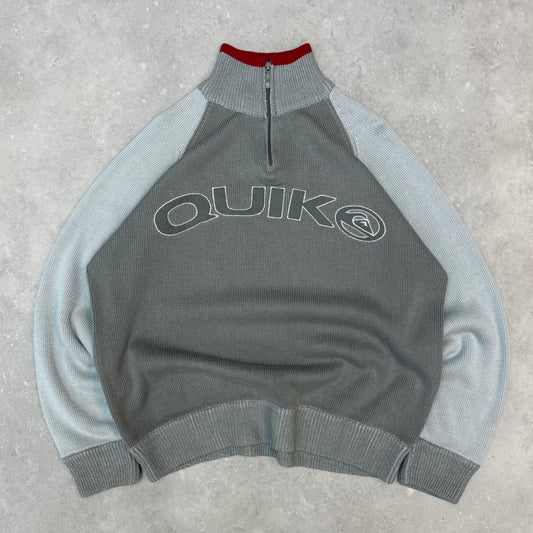 00’s Quiksilver 1/4 Zip Knit Jumper