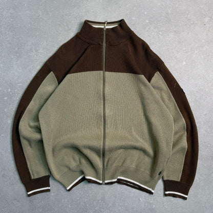 00’s Quiksilver Zip Up Knit Jumper (L)