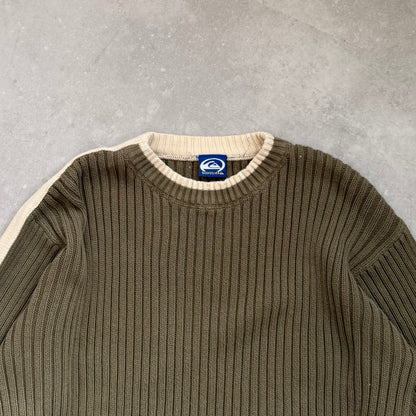 00’s Quiksilver Cable Knit Jumper (M)