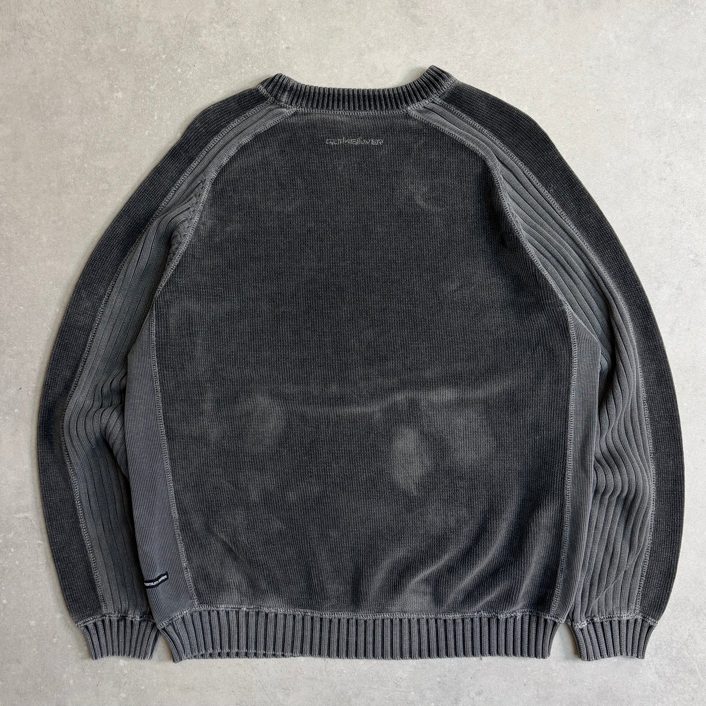 00's Quiksilver Corduroy Knit Jumper (L)