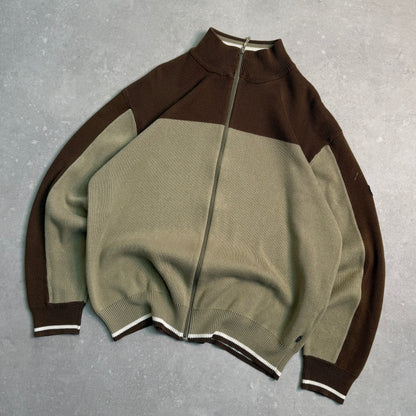 00’s Quiksilver Zip Up Knit Jumper (L)