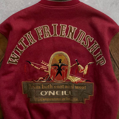 90’s O’Neill Leather Bomber Jacket (M)