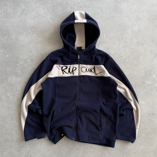 Vintage Rip Curl Zip Up Hoodie (L)