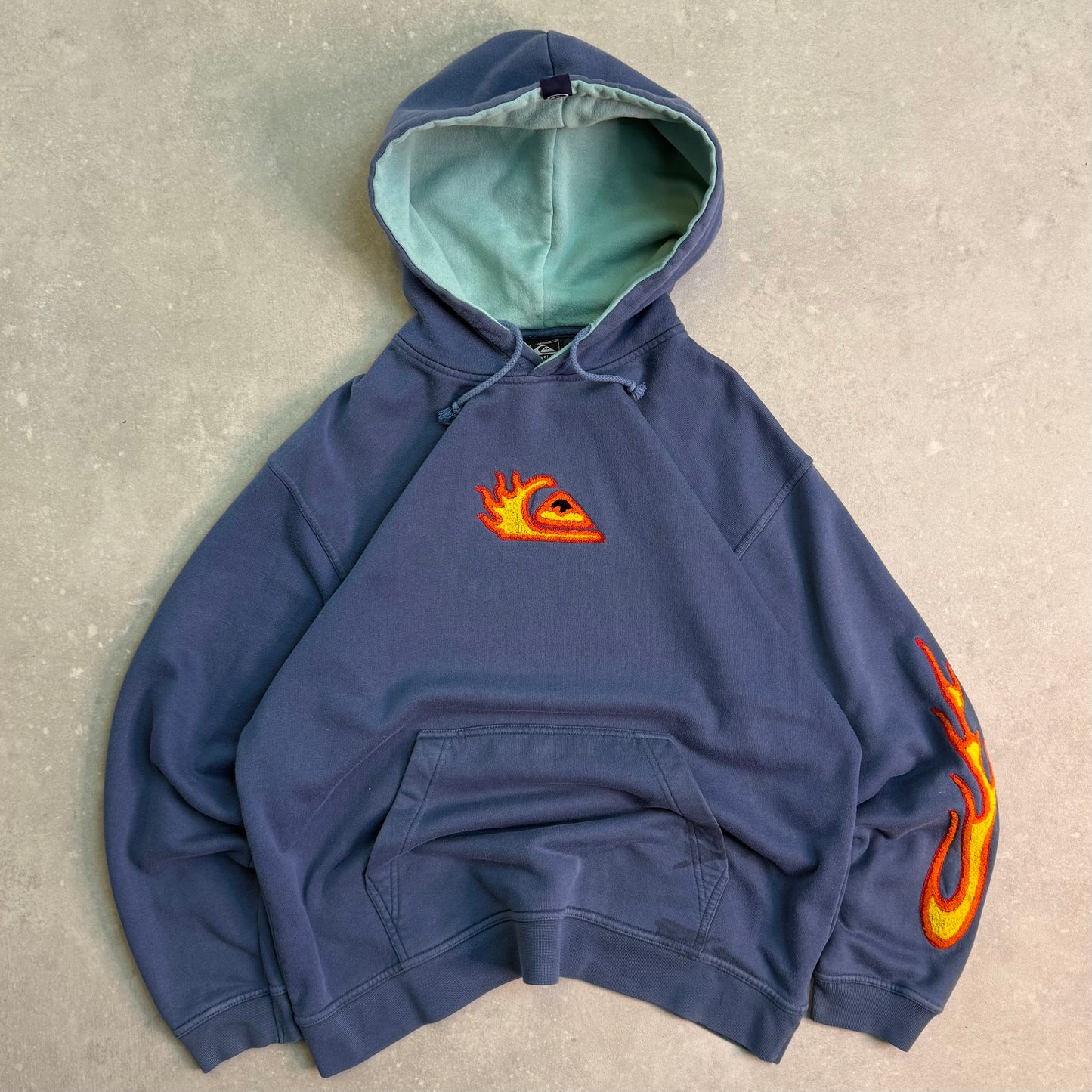 00’s Quiksilver Flame Hoodie (M)