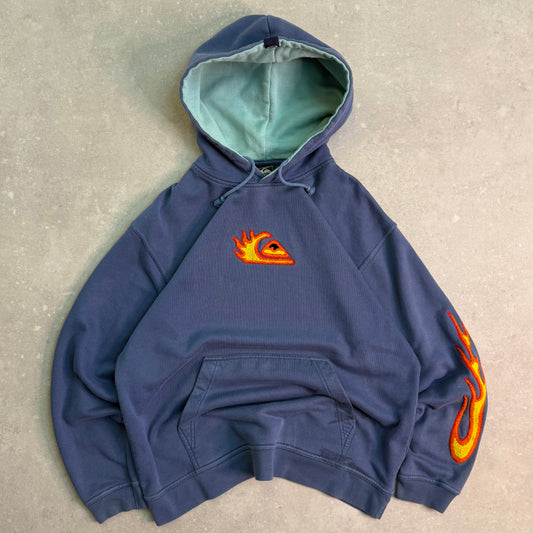 00’s Quiksilver Flame Hoodie (M)