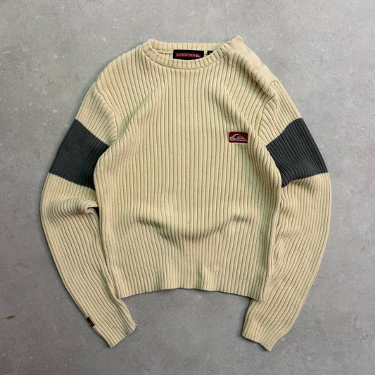 00’s Quiksilver Cable Knit Jumper (M)