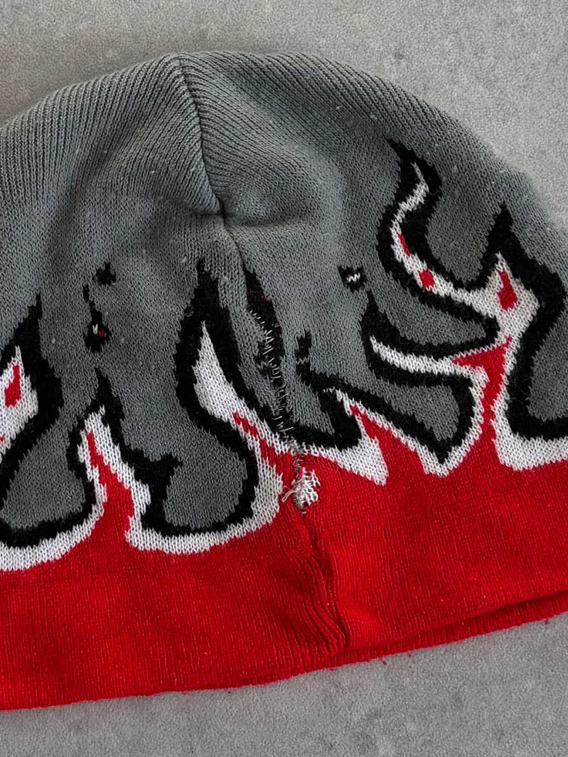Vintage Quiksilver Flame Beanie