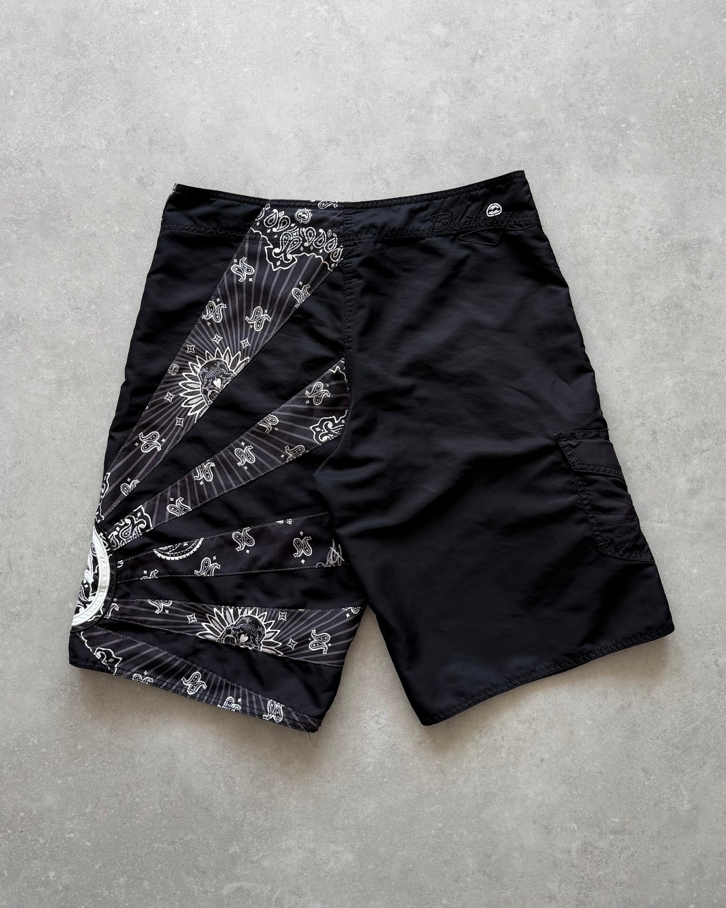 Vintage Billabong Paisley Rising Sun Boardshorts (36)