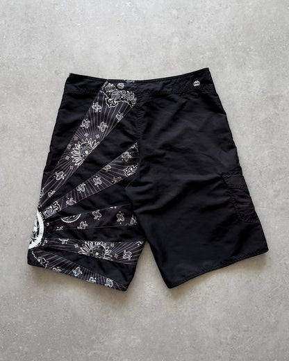 Vintage Billabong Paisley Rising Sun Boardshorts (36)