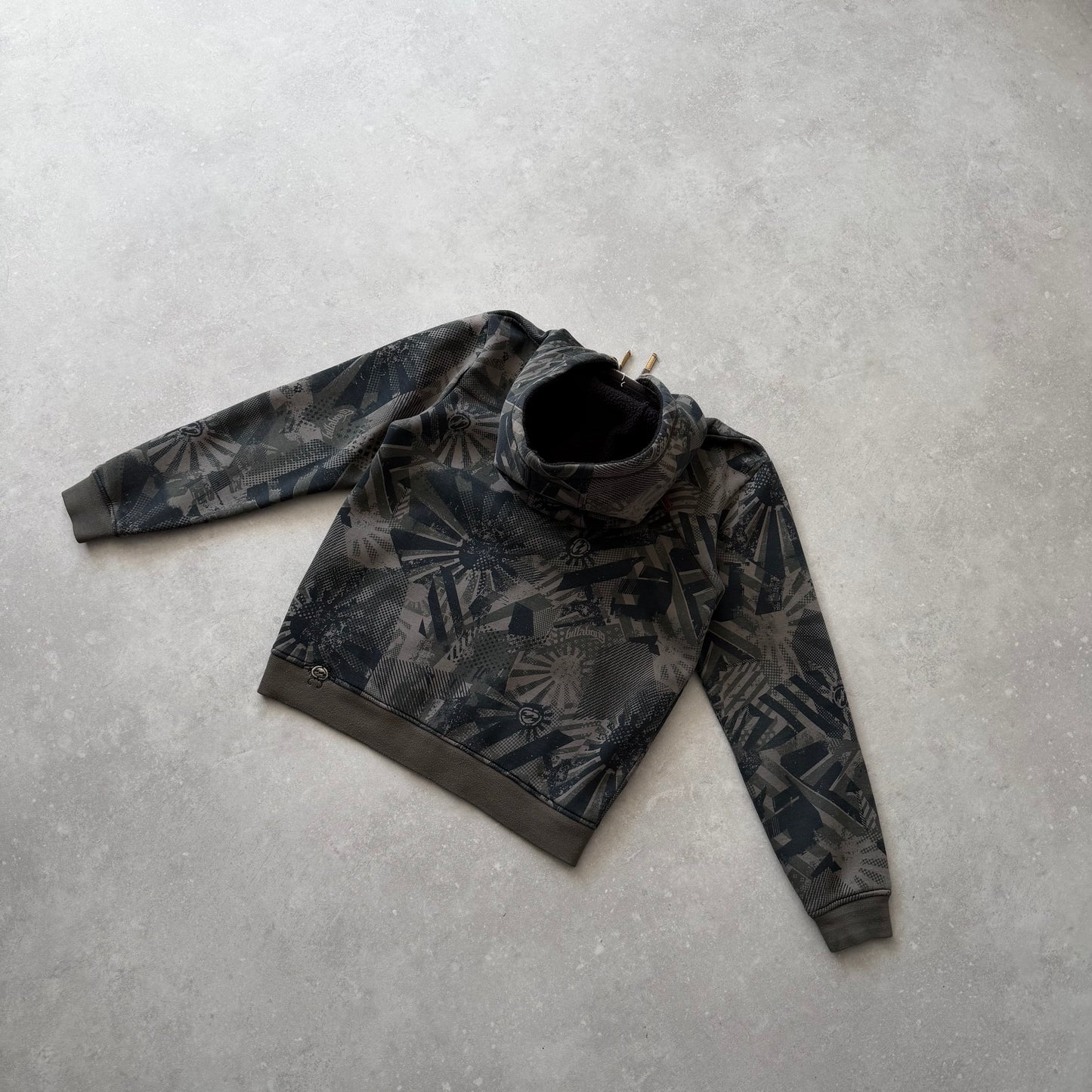Vintage Billabong Rising Sun Zip-up Hoodie (L)