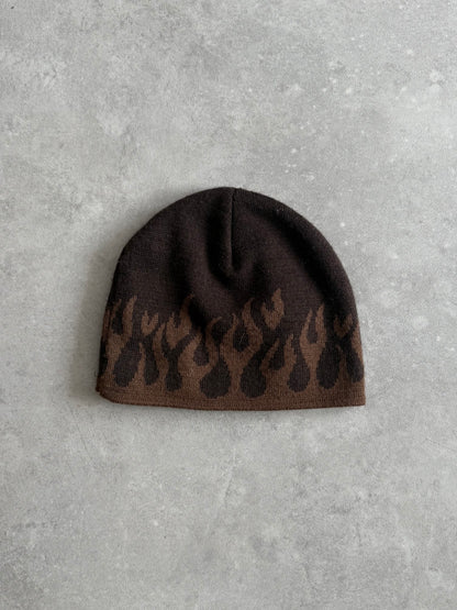 Vintage No Fear Flame Beanie