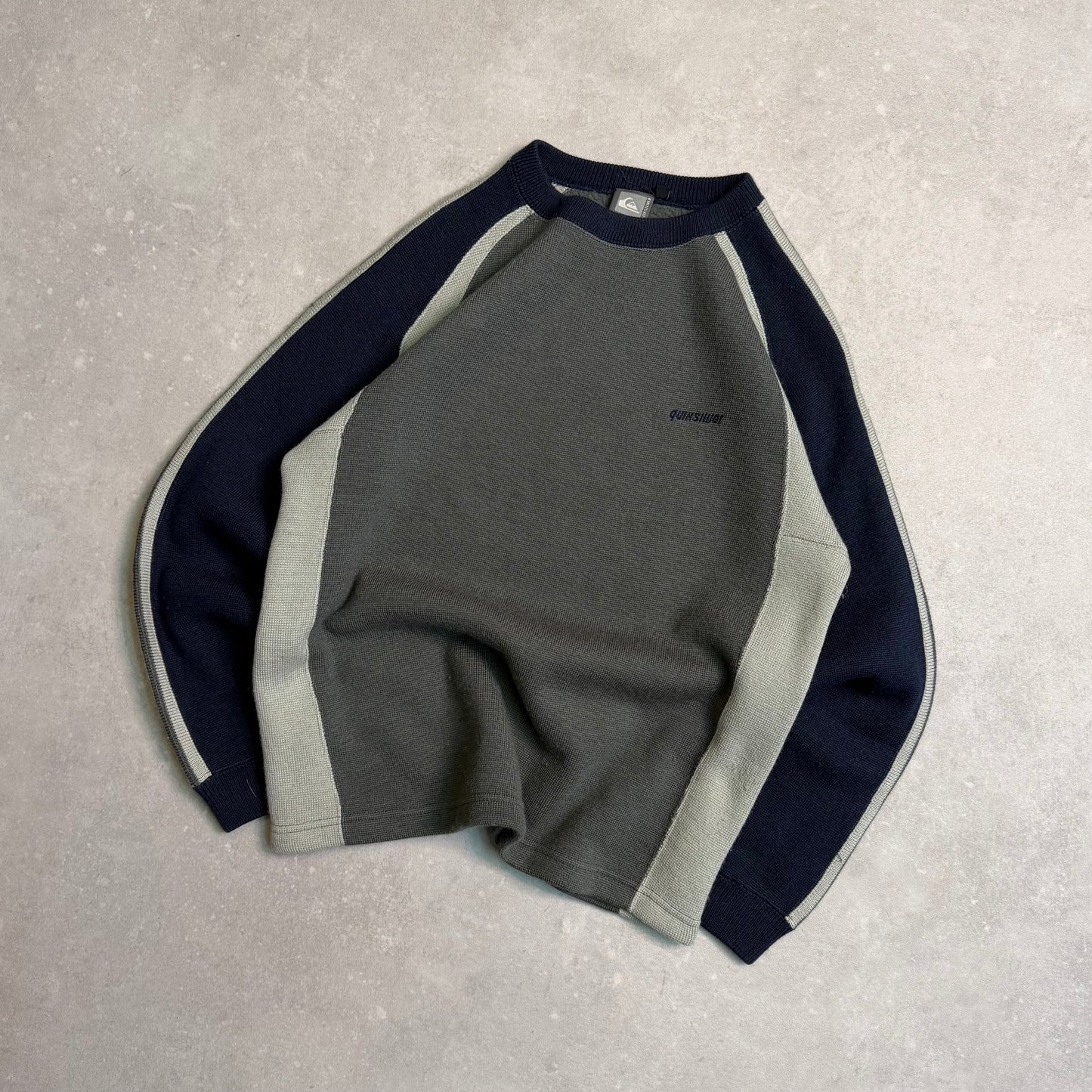 00’s Quiksilver Fleece Lined Knit Jumper (S)