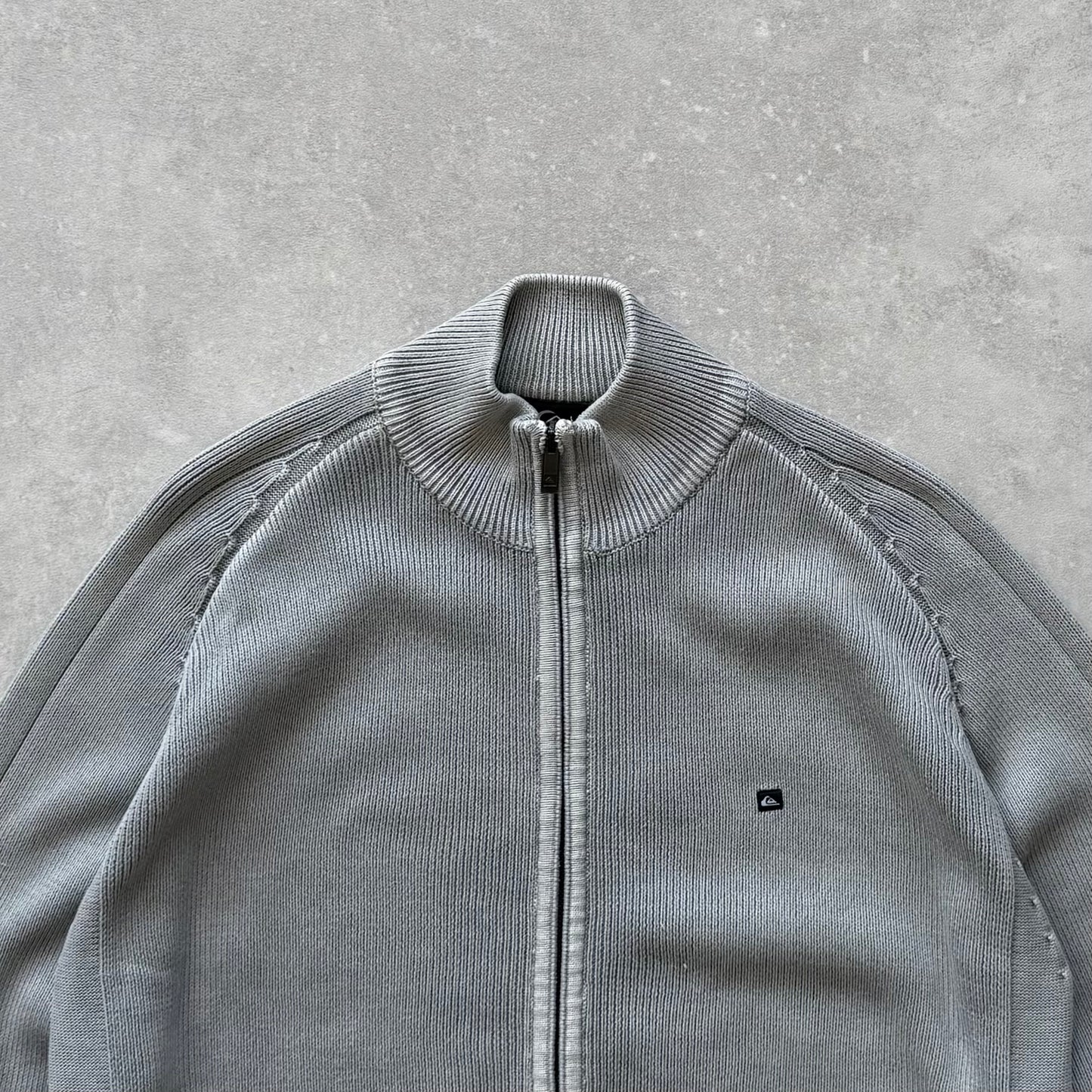 Vintage Quiksilver Full Zip Knit Jumper (M)