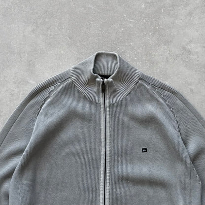Vintage Quiksilver Full Zip Knit Jumper (M)