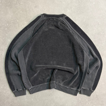 00’s Quiksilver Corduroy Knit Jumper (XL)