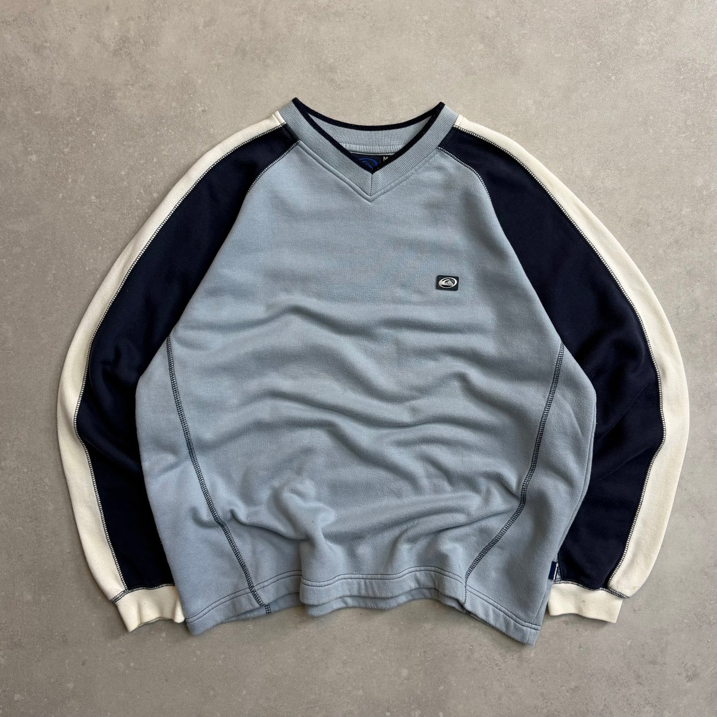 00's Quiksilver V-Neck Sweatshirt (M)