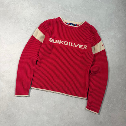 00’s Quiksilver Cable Knit Jumper (XS)