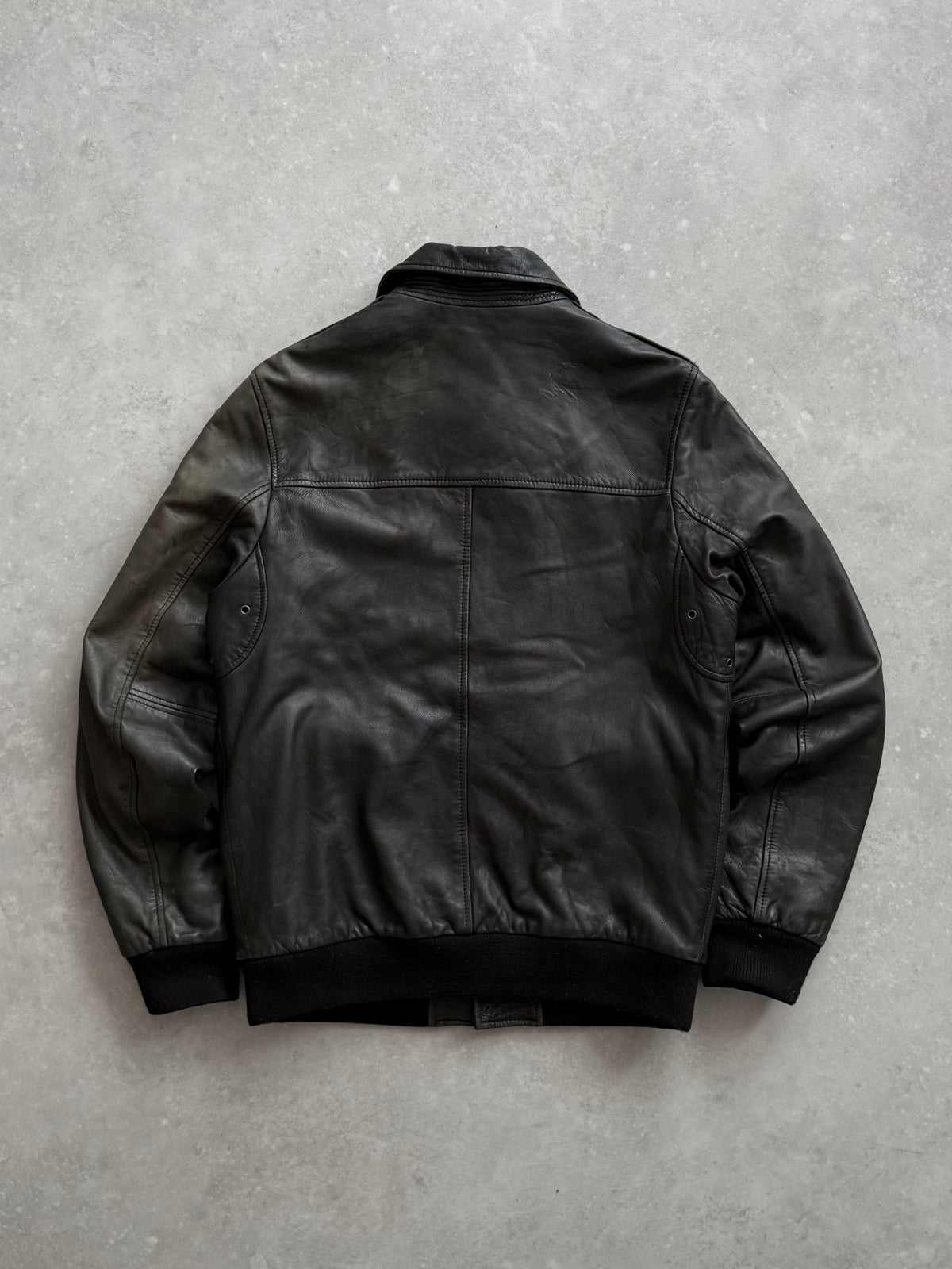 Vintage Quiksilver Leather Jacket (M)