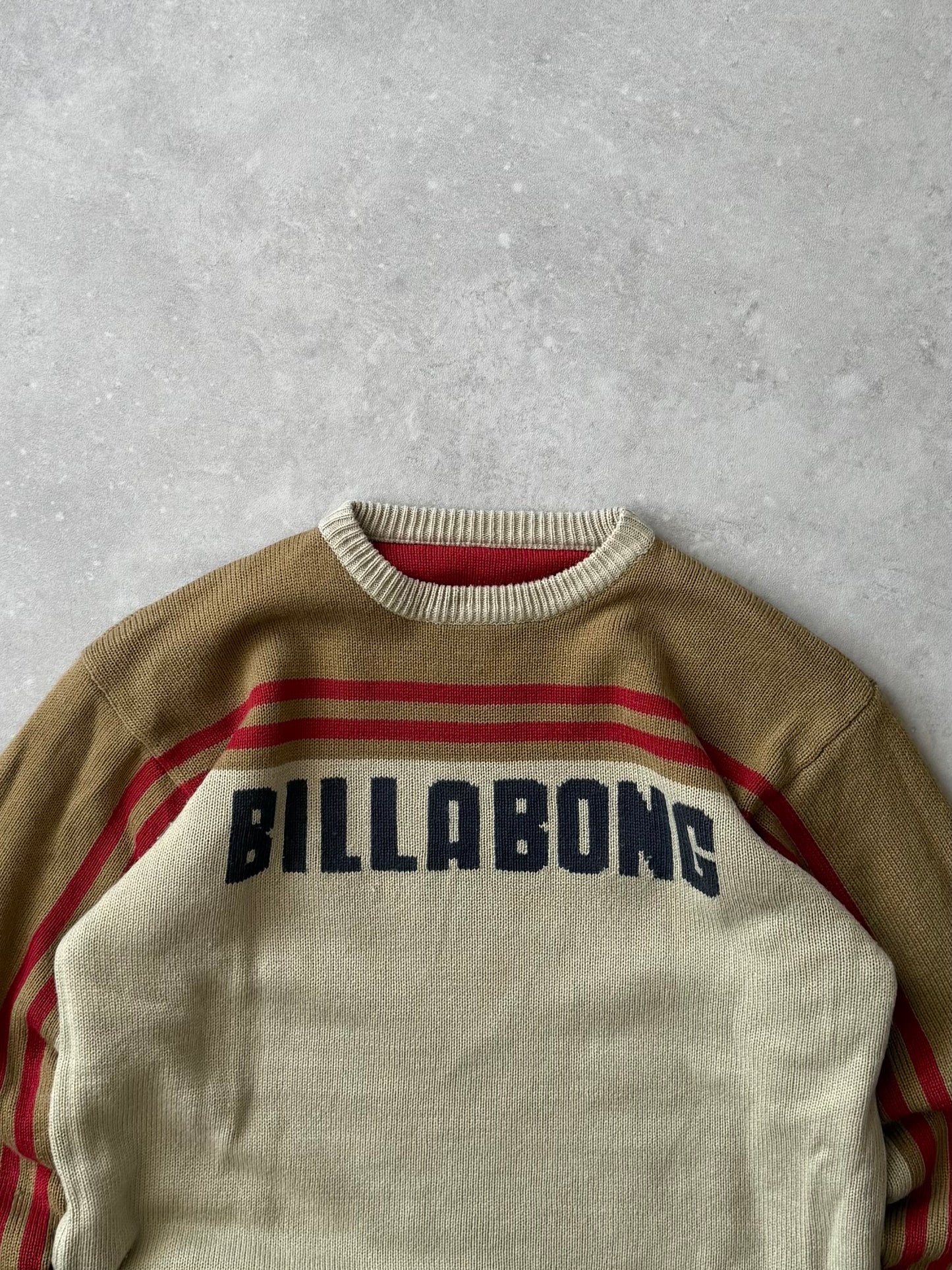 Vintage Billabong Reversible Knit Jumper (L)