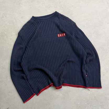 00’s Quiksilver Cable Knit Jumper (M)