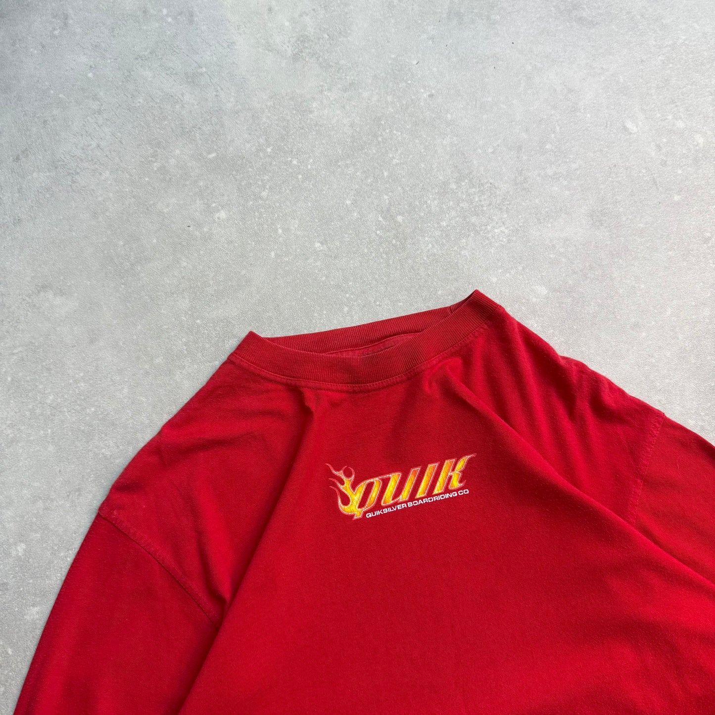 00’s Quiksilver Long Sleeve Flame Tee (M)