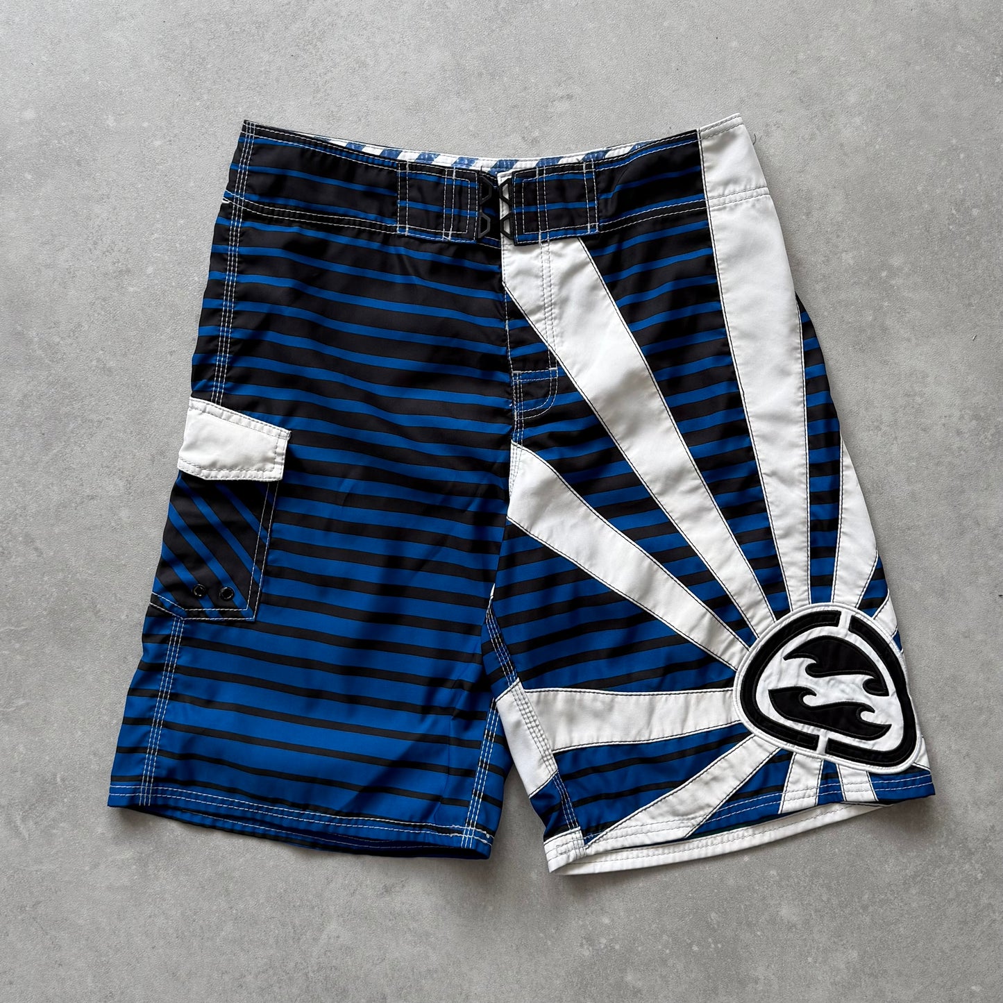 Vintage Billabong Andy Irons Rising Sun Boardshorts (34)