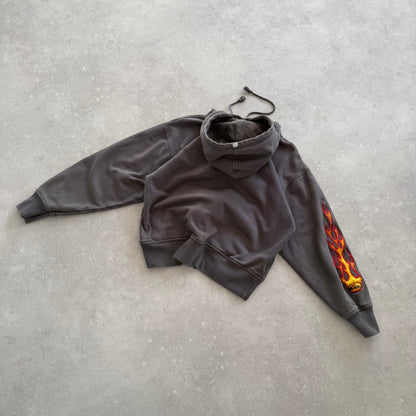 00’s Quiksilver Flame Hoodie (S)