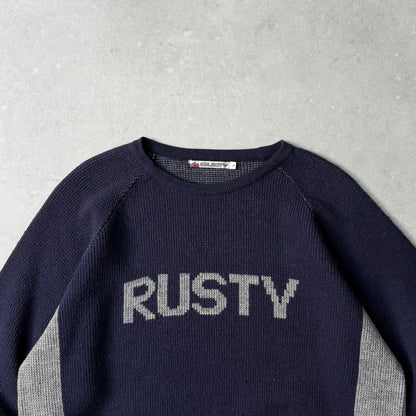 00's Rusty Knit Jumper (L)