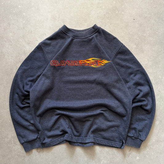 00’s Quiksilver Flame Sweatshirt (S)