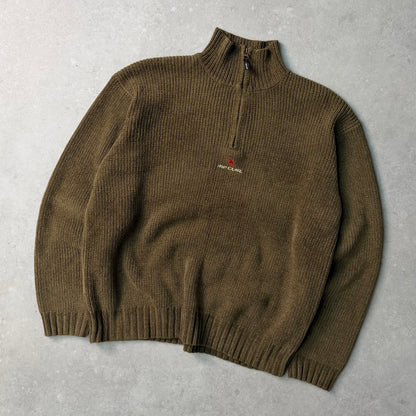 00's Rip Curl 1/4 zip Knit Jumper (M)