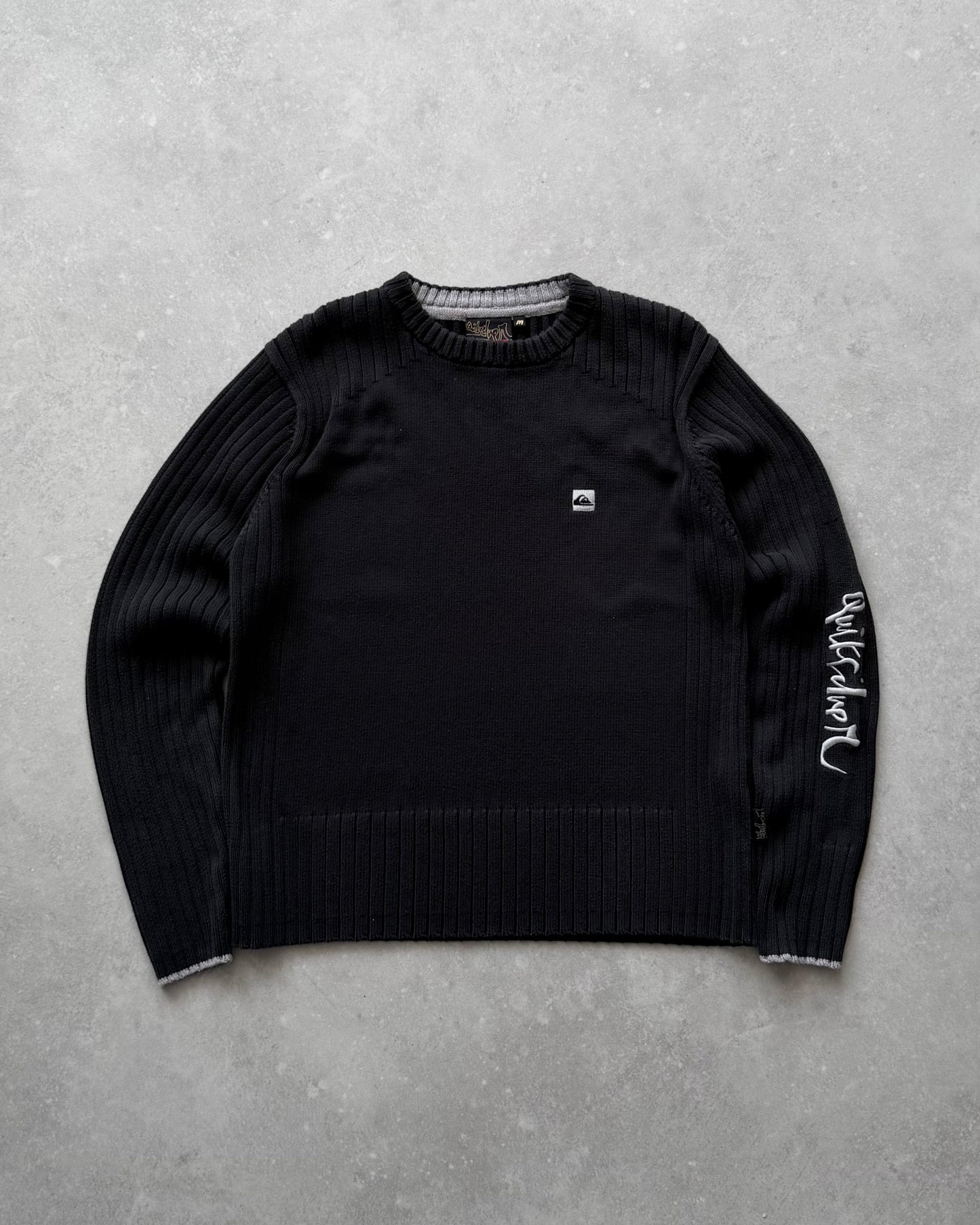 Vintage Quiksilver Cable Knit Jumper (M)