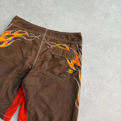 00’s Billabong Flame Board Shorts