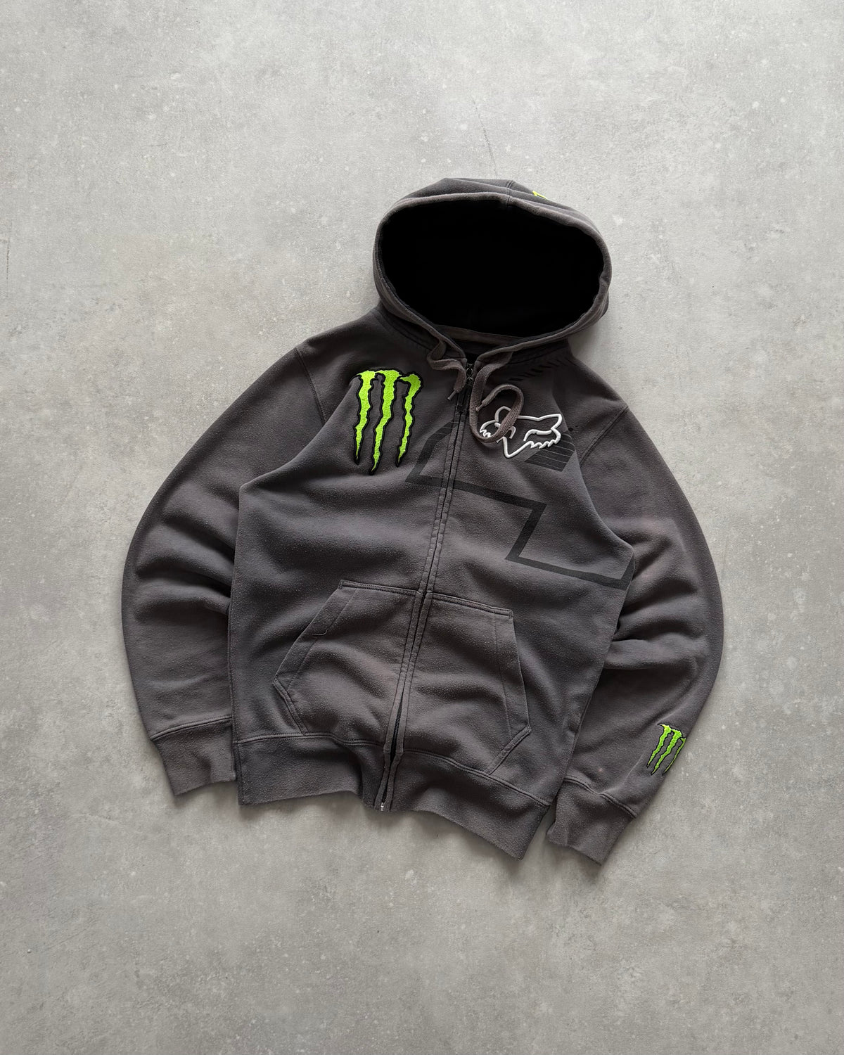 Vintage Fox Racing Zip Up Hoodie (S)