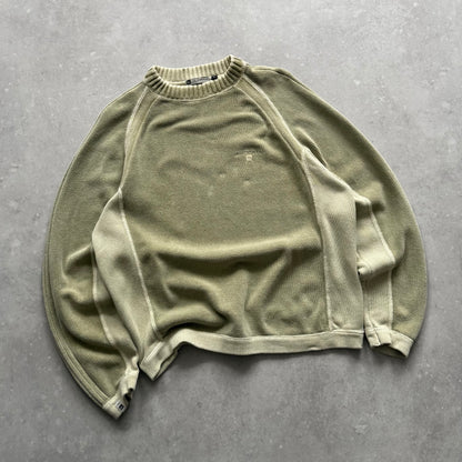 00's Quiksilver Corduroy Knit Jumper (M)