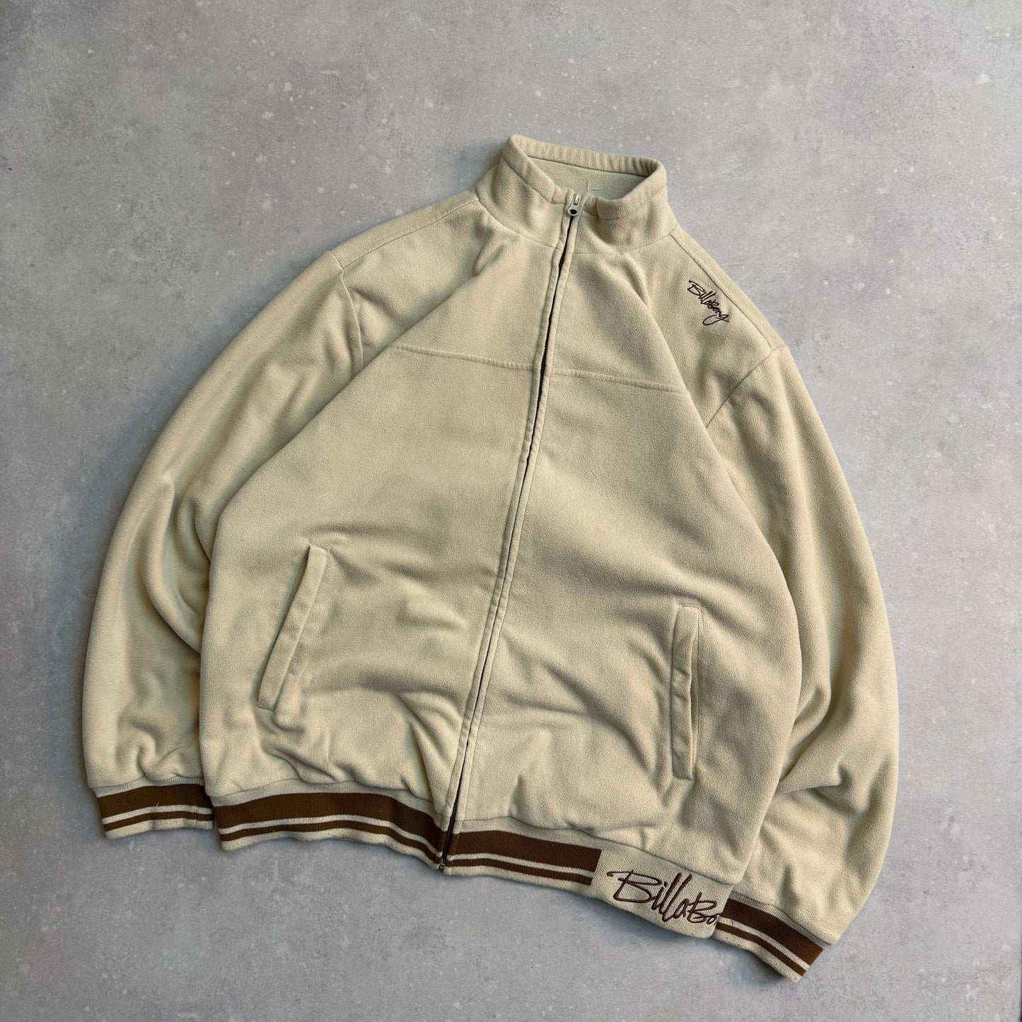 00’s Billabong Zip Up Fleece Jumper (L)