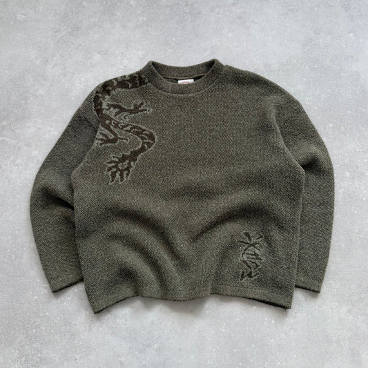 00’s Oxbow Dragon Knit Jumper (S)